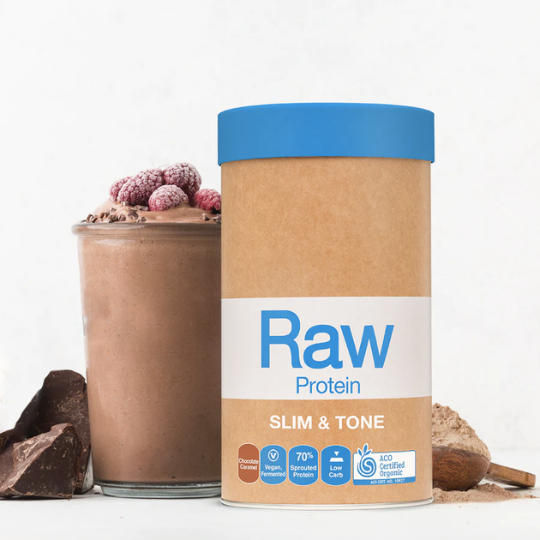 Raw Protein Powder Slim and Tone Chocolate Caramel
