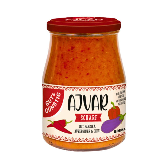 Ajvar Hot Gut & Günstig 340g