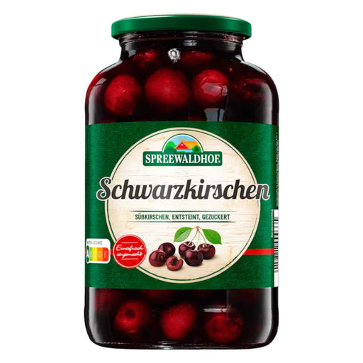 Black Cherries in Light Syrup Spreewaldhof 680g