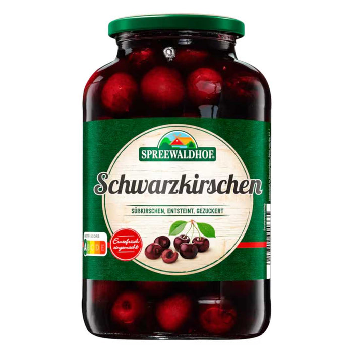 Black Cherries in Light Syrup Spreewaldhof 680g