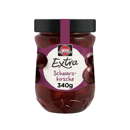 Black Cherry Jam Schwartau 340g