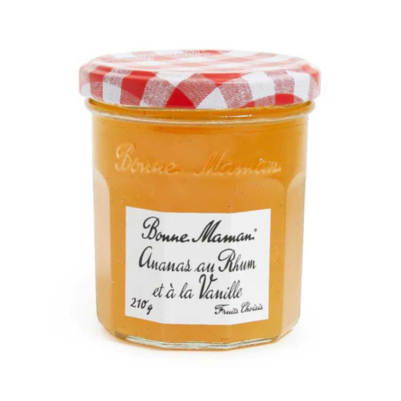 Bonne Mamam Pineapple Jam with Vanilla & Rum 210g