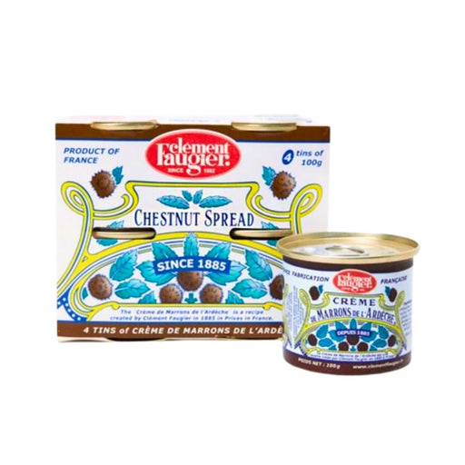 Chestnut Cream Clement Faugier 4 Tins x 100g Set