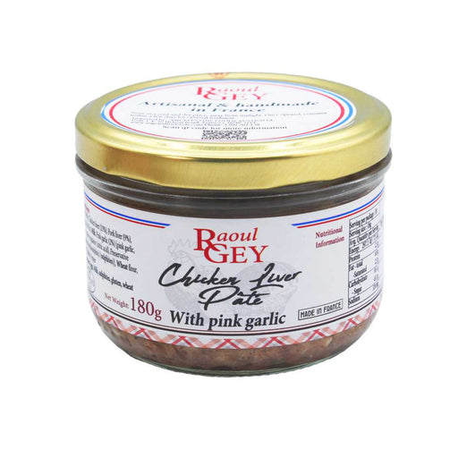 Raoul Gey Chicken Liver Pâté with Pink Garlic 180g