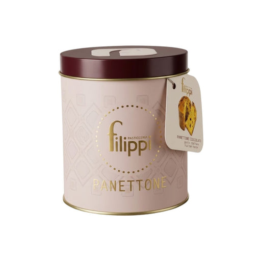 Chocolate Chip Panettone Mini in Gift Tin Filippi 100g