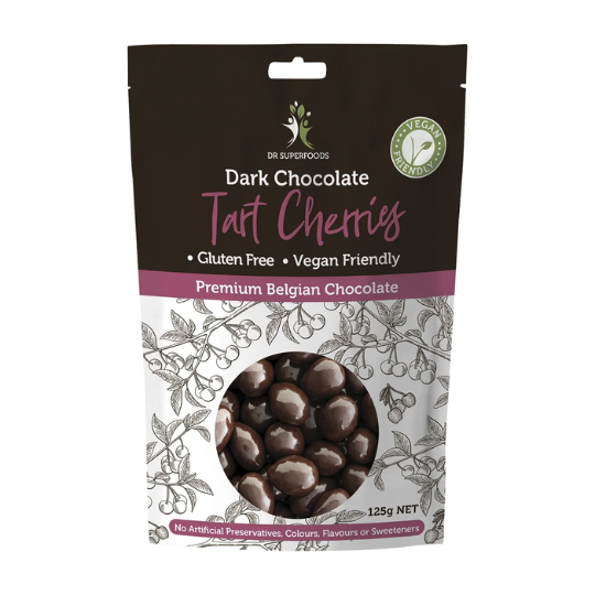 Tart Cherries Dark Chocolate Dr Superfoods 125g