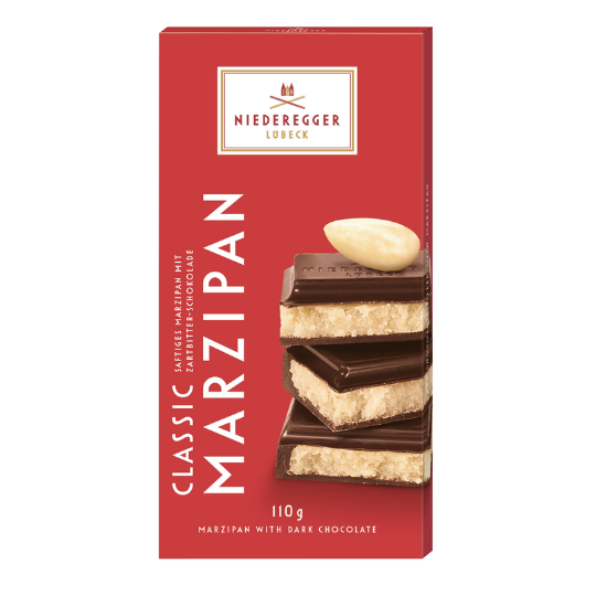 Chocolate Block with Marzipan filling Niederegger 110g