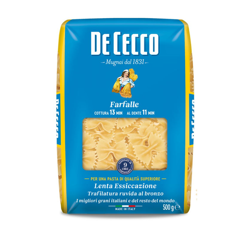 Farfalle Pasta | De Cecco Farfalle 500g