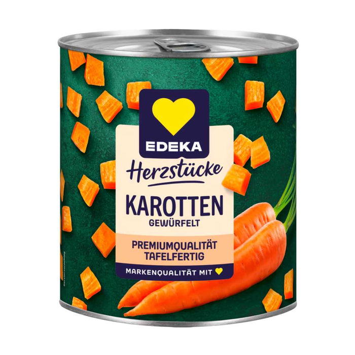 Diced Carrots Edeka 800g | Fresh and Premium Ready to Serve