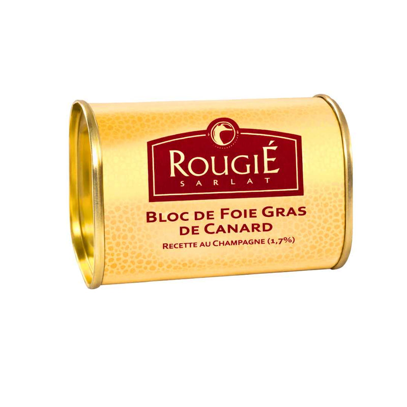 Rougie Duck Foie Gras Bloc with Champagne 145g