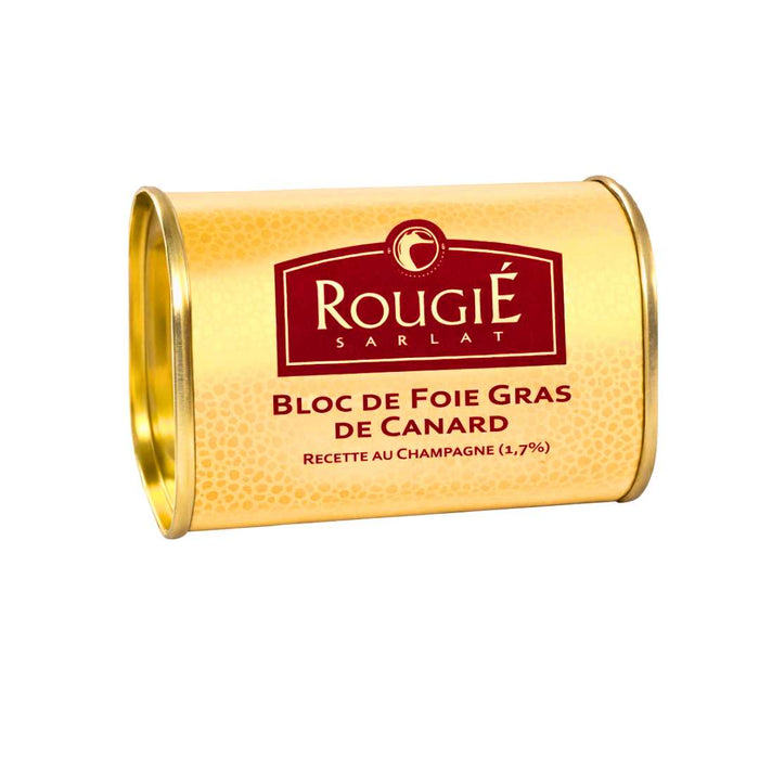 Rougie Duck Foie Gras Bloc with Champagne 145g