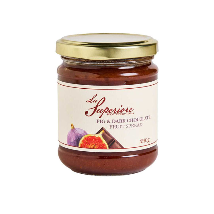 Italian Foods | Fig & Dark Chocolate Spread La Superiore 240g