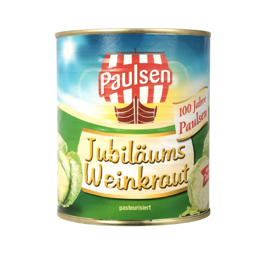 Sauerkraut with Wine | Bavarian Weinkraut Paulsen 810g | European Food ... Sauerkraut with Wine | Bavarian Weinkraut Paulsen 810g | European Food ...