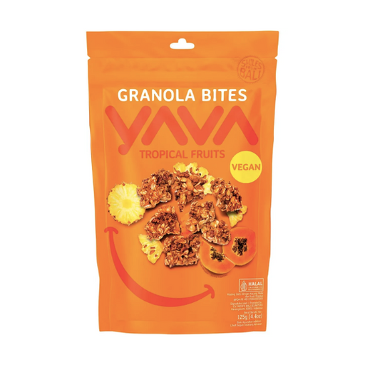 Granola Bites Tropical Fruits YAVA 125g