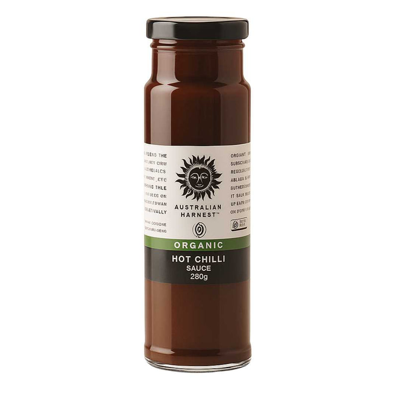 Australian Harvest Organic Hot Chilli Sauce 280g