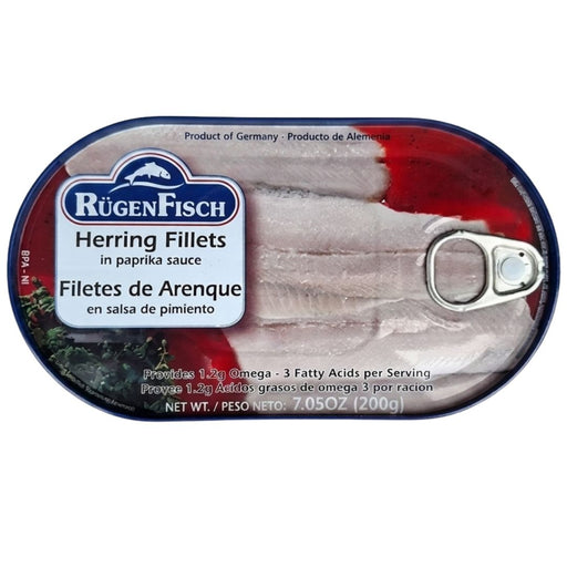 Rugen Fisch Herring Fillets in Paprika 200g