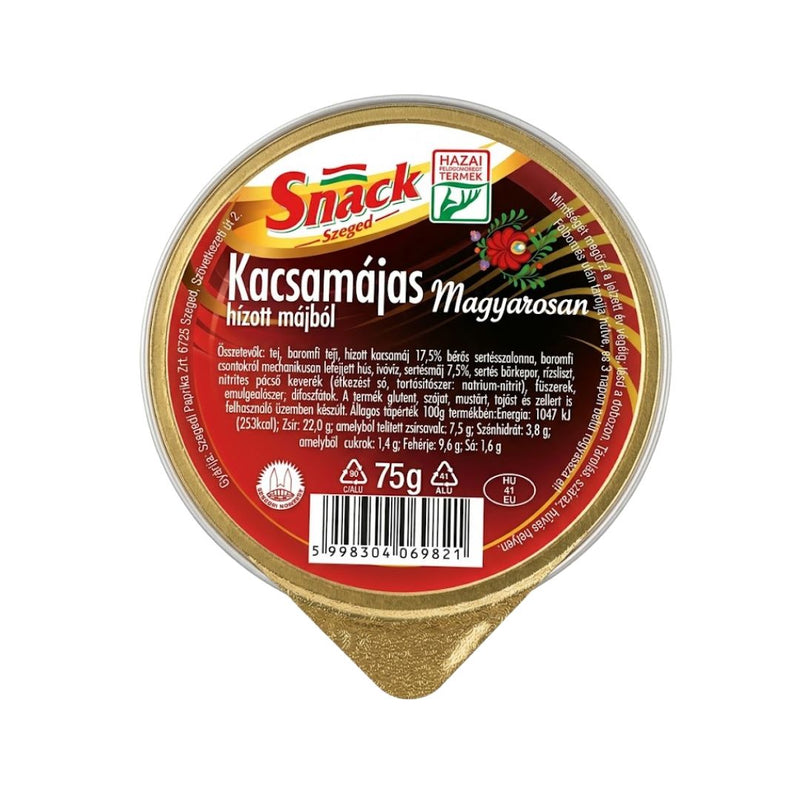 Hungarian Style Duck Liver Pâté