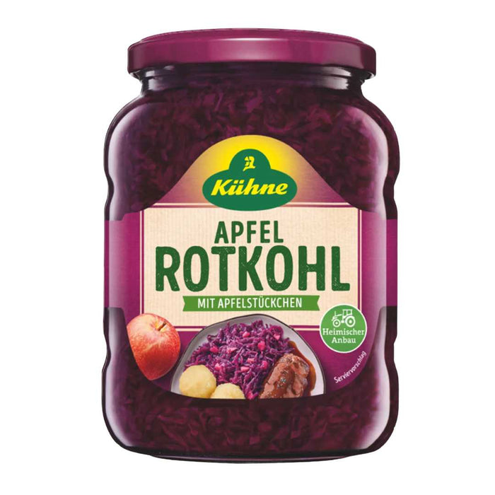 Kuhne Red Cabbage with Apples 680g