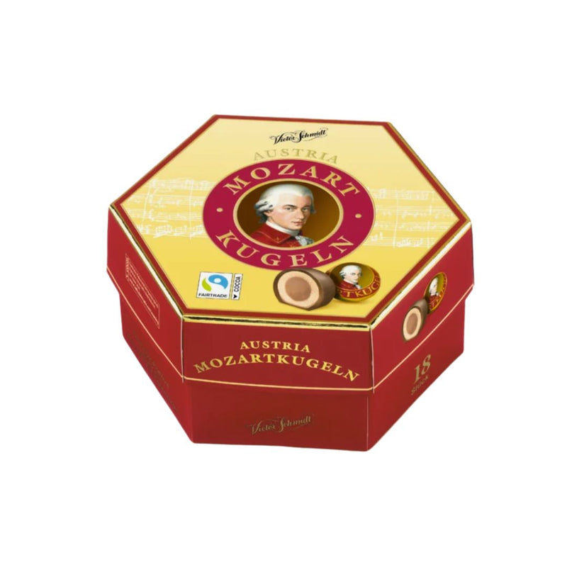 Mozart Chocolates Box 18 297g | Mozart Kugeln by Viktor Schmidt