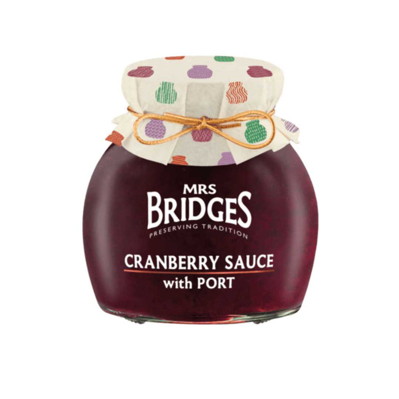Mrs Bridges Cranberry Sauce with Port
