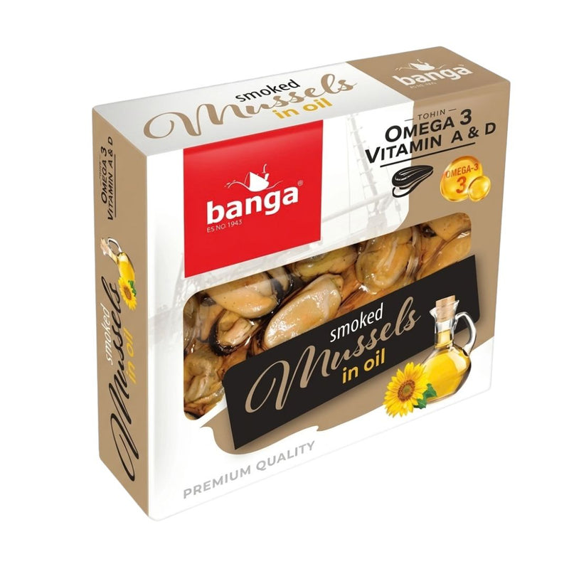 Mussels in Oil Banga 120g
