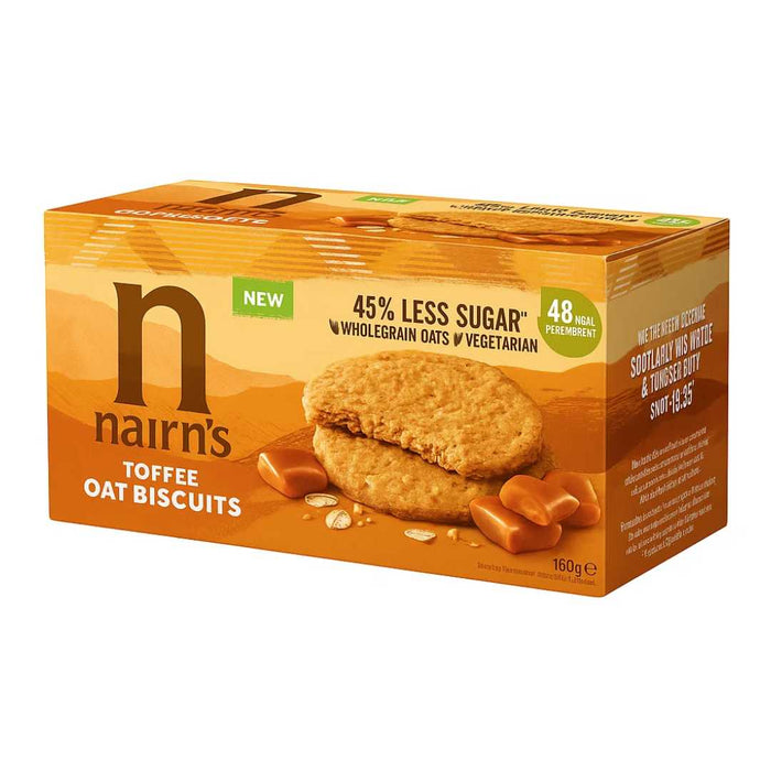 Nairn's Oat Biscuits Toffee 160g