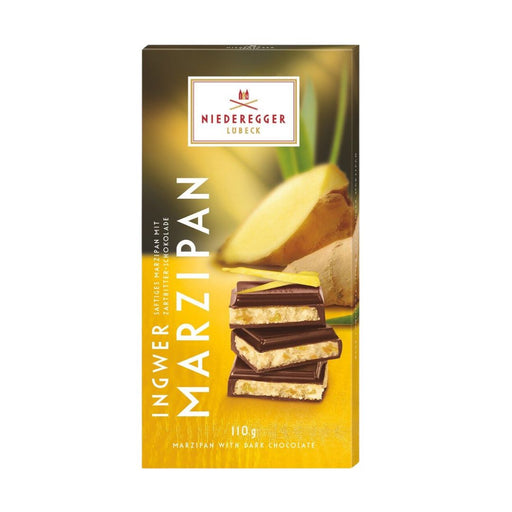Niederegger Marzipan Chocolate Block with Ginger 110g