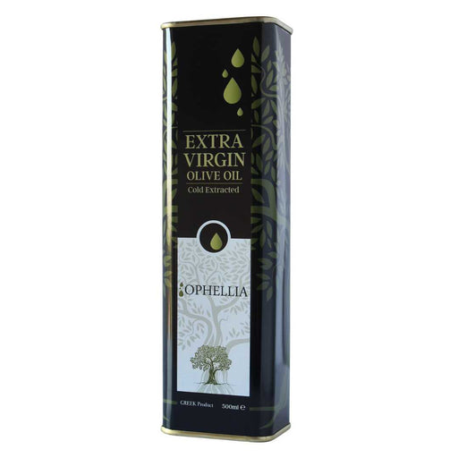 Greek Olive Oil Ophellia Tin 500ml | Koroneiki Extra Virgin Olive Oil