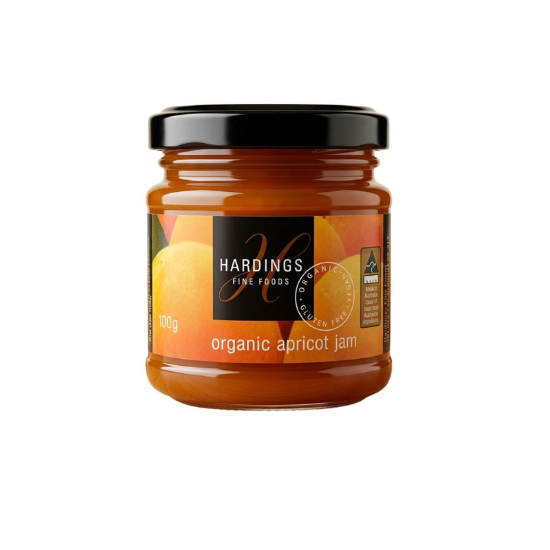 Hardings Organic Apricot Jam 100g