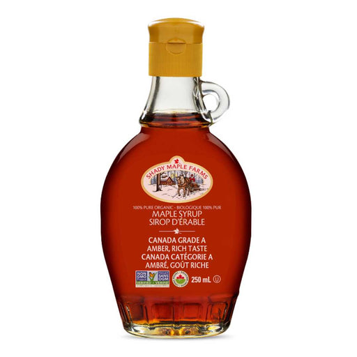 Organic Maple Syrup Shady Maple Farms 250ml