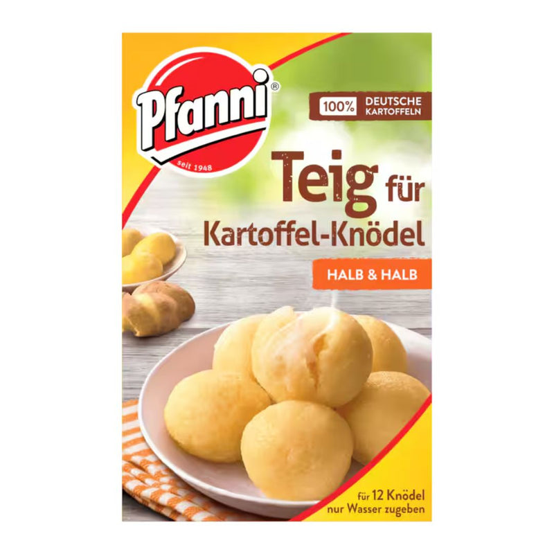 Pfanni Potato Dumplings Half & Half Mix 318g | 12 Knödel | Dough for Potato Dumplings
