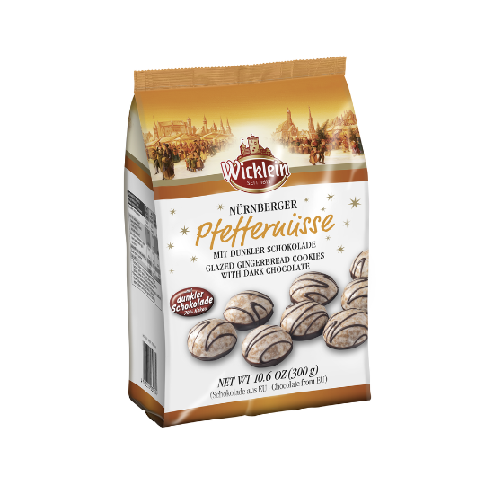 Pfeffernusse Wicklein with Chocolate Stripes 300g