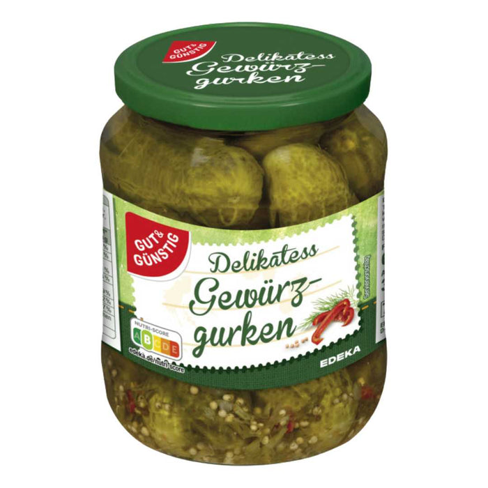 Pickled Gherkins Gourmet Gut & Günstig 670g