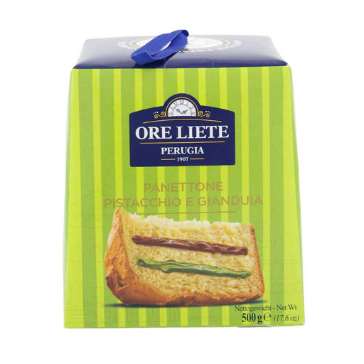 Pistachio Panettone with Hazelnut Ore Liete 500g