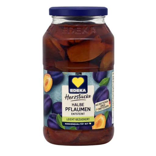 Plum Halves in Syrup Edeka 680g