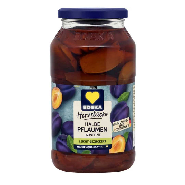 Plum Halves in Syrup Edeka 680g