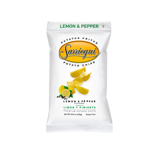 Potato Chips Lemon and Pepper Sarriegui 125g