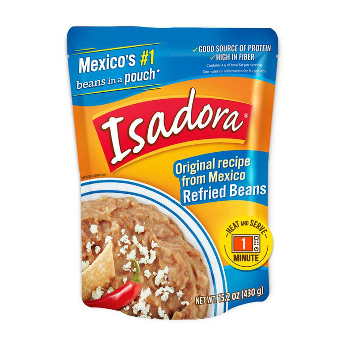 Refried Beans Original Isadora 430g in Pouch | Traditional Mexican Recipe
