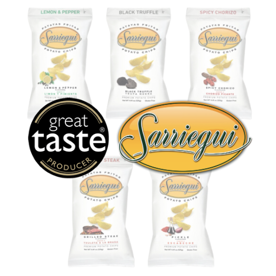 Escabeche Potato chips with EVOO | Pickle Potato Crisps Sarriegui 125g