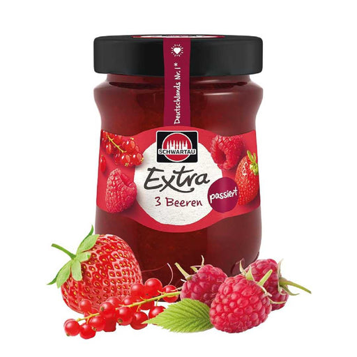 Schwartau Three Berries Seedless Jam Extra 340g