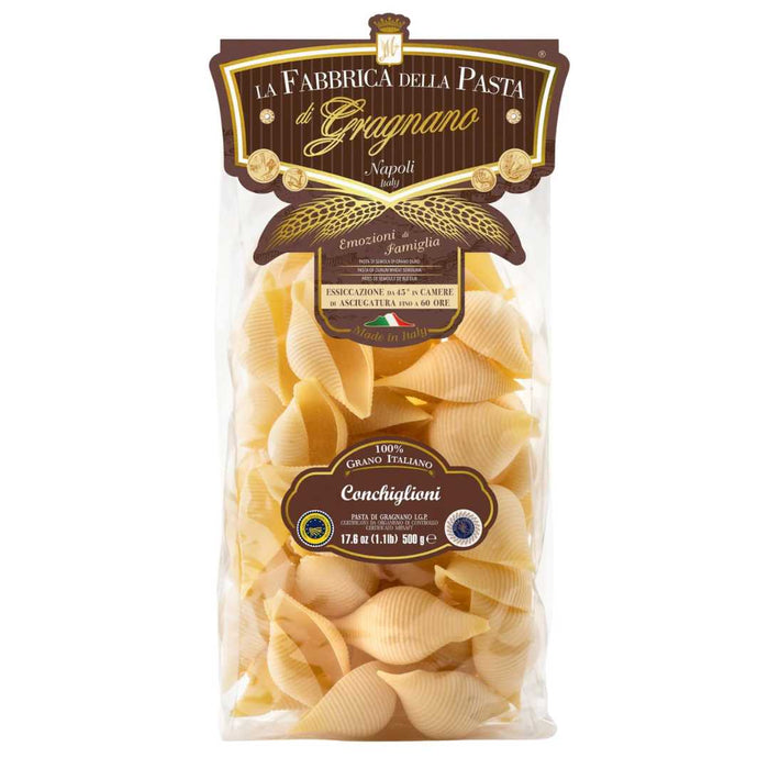 Shell 500g Shells Pasta La Fabbrica della Pasta 500g | Large Conchiglioni Pasta S ...