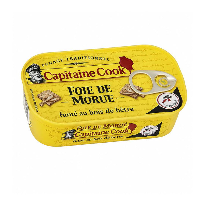 Smoked Cod Liver Capitaine Cook 121g