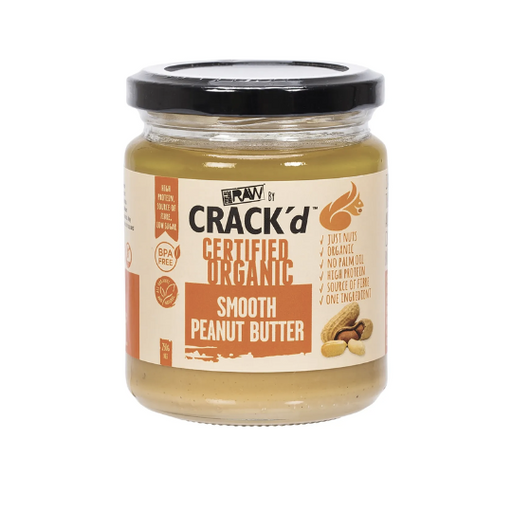 Smooth Peanut Butter Every Bit Organic Crack'd 250g