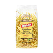 Bag of Bechtle traditional German egg noodles on a white background