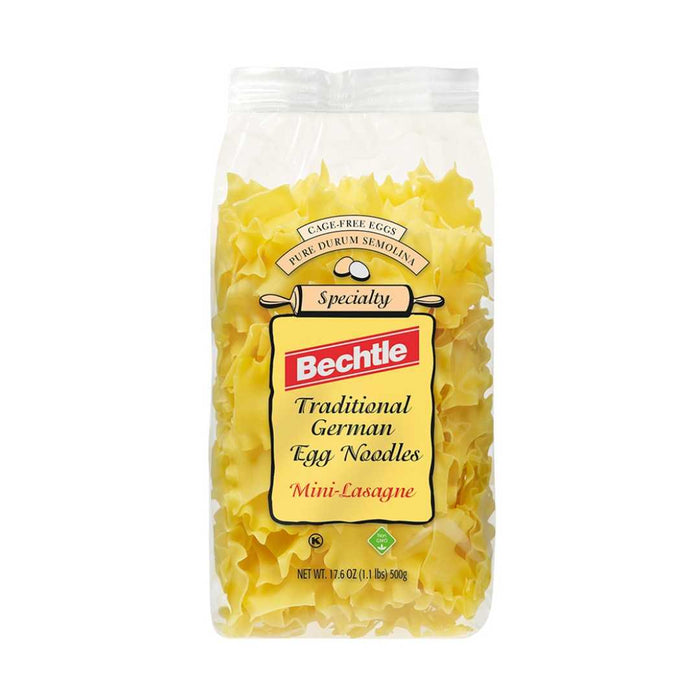 Bag of Bechtle traditional German egg noodles on a white background