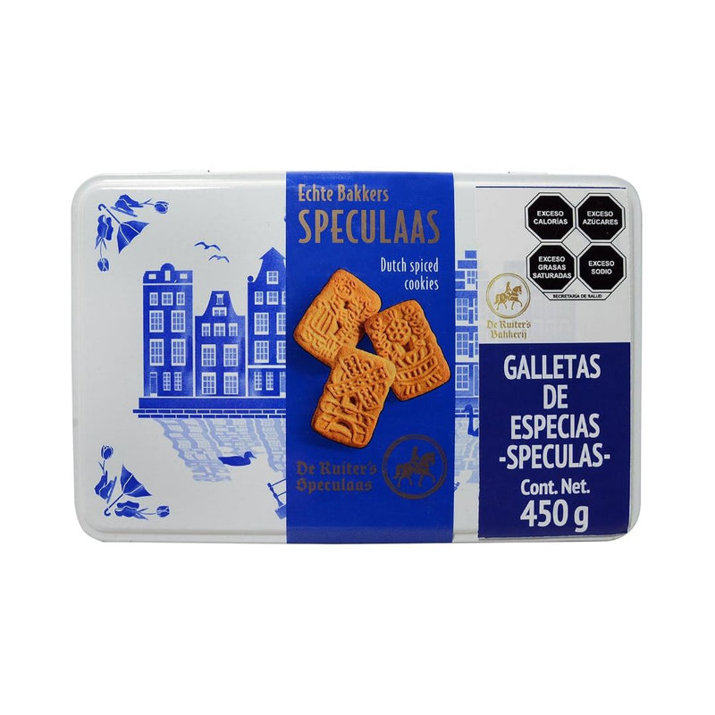 Speculaas in Tin De Ruiter's Bakkerij 450g