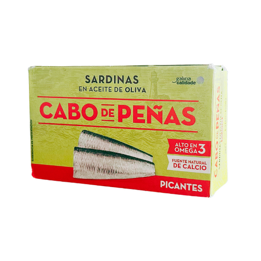 Spicy Sardines in Olive Oil Cabo de Peñas 120g