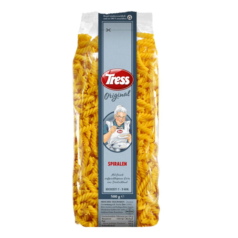 Spiral Pasta Tress Original 500g | Egg Pasta
