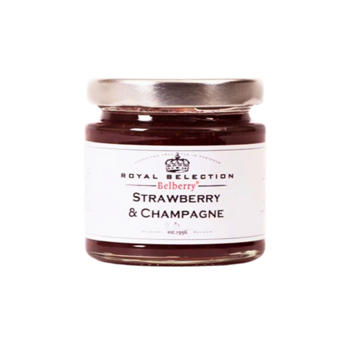 Strawberry & Champagne Jam Belberry Royal Fruit 130g