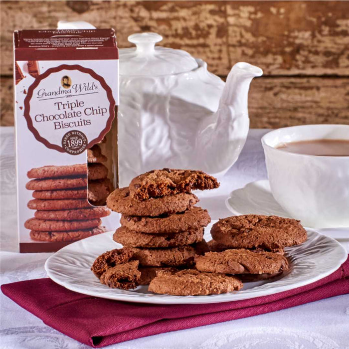 Triple Chocolate Chip Cookies Grandma Wild's 150g